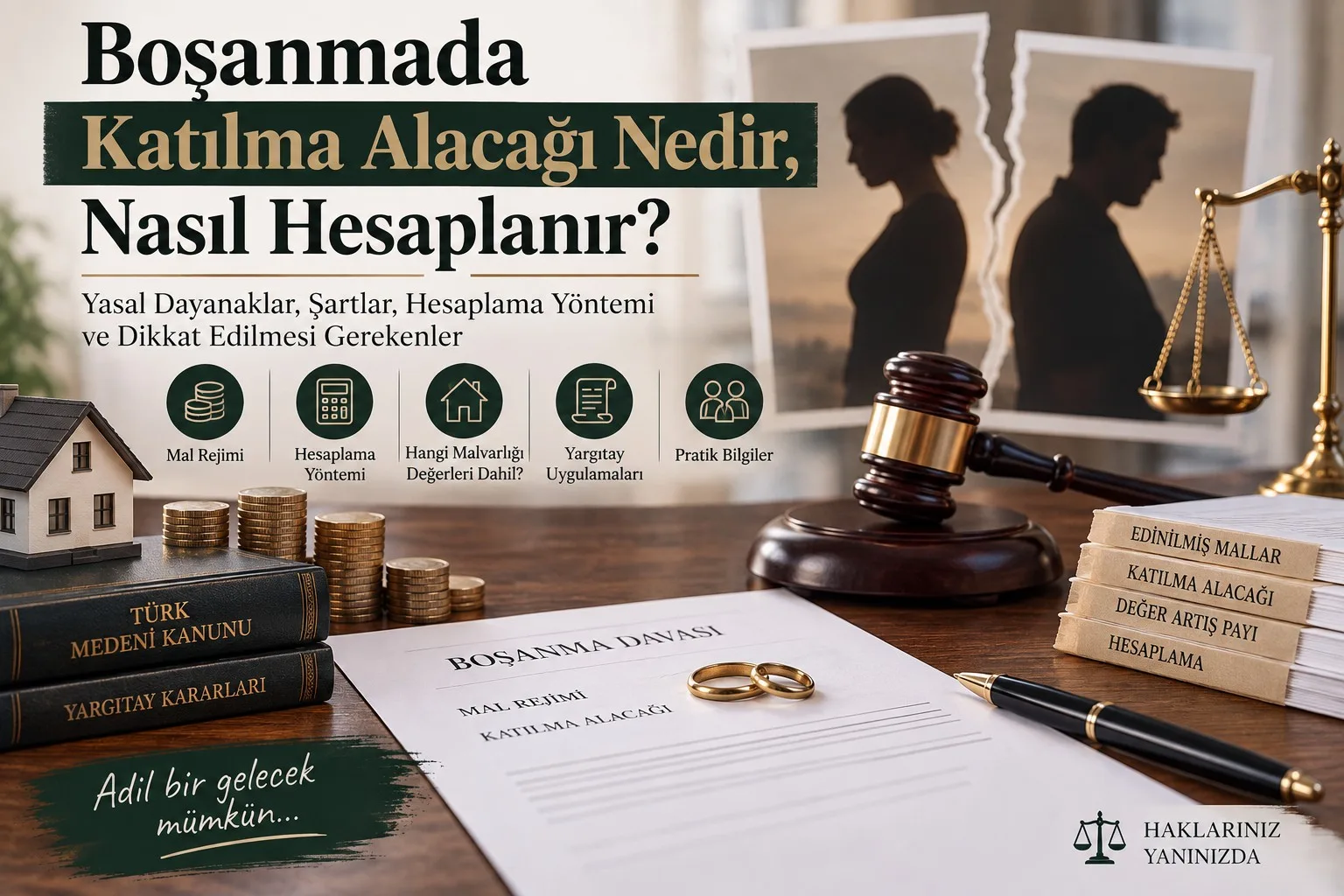 Boşanmada katılma alacağı, mal rejimi tasfiyesi ve hesaplama belgeleri