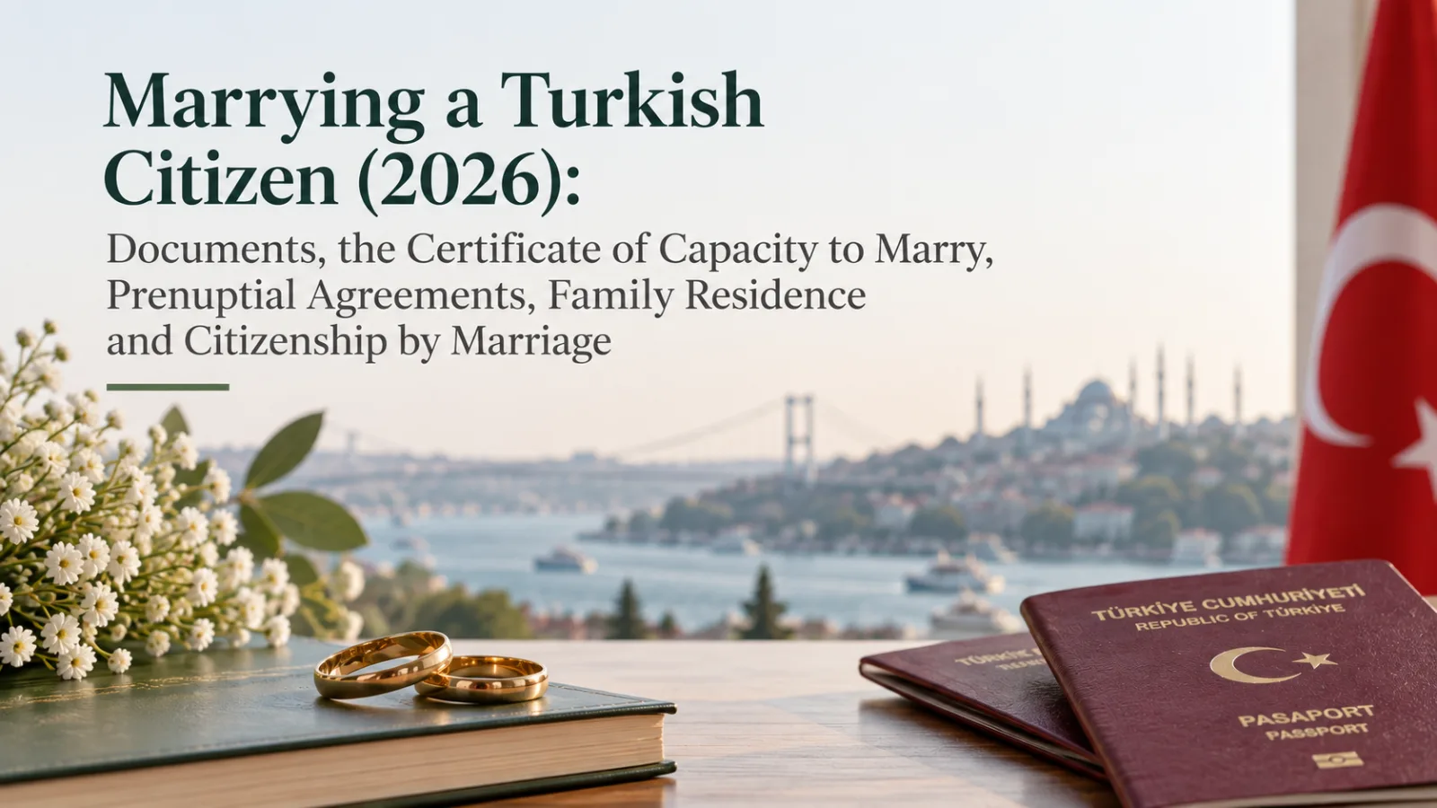 Marrying a Turkish citizen: documents, prenup and citizenship