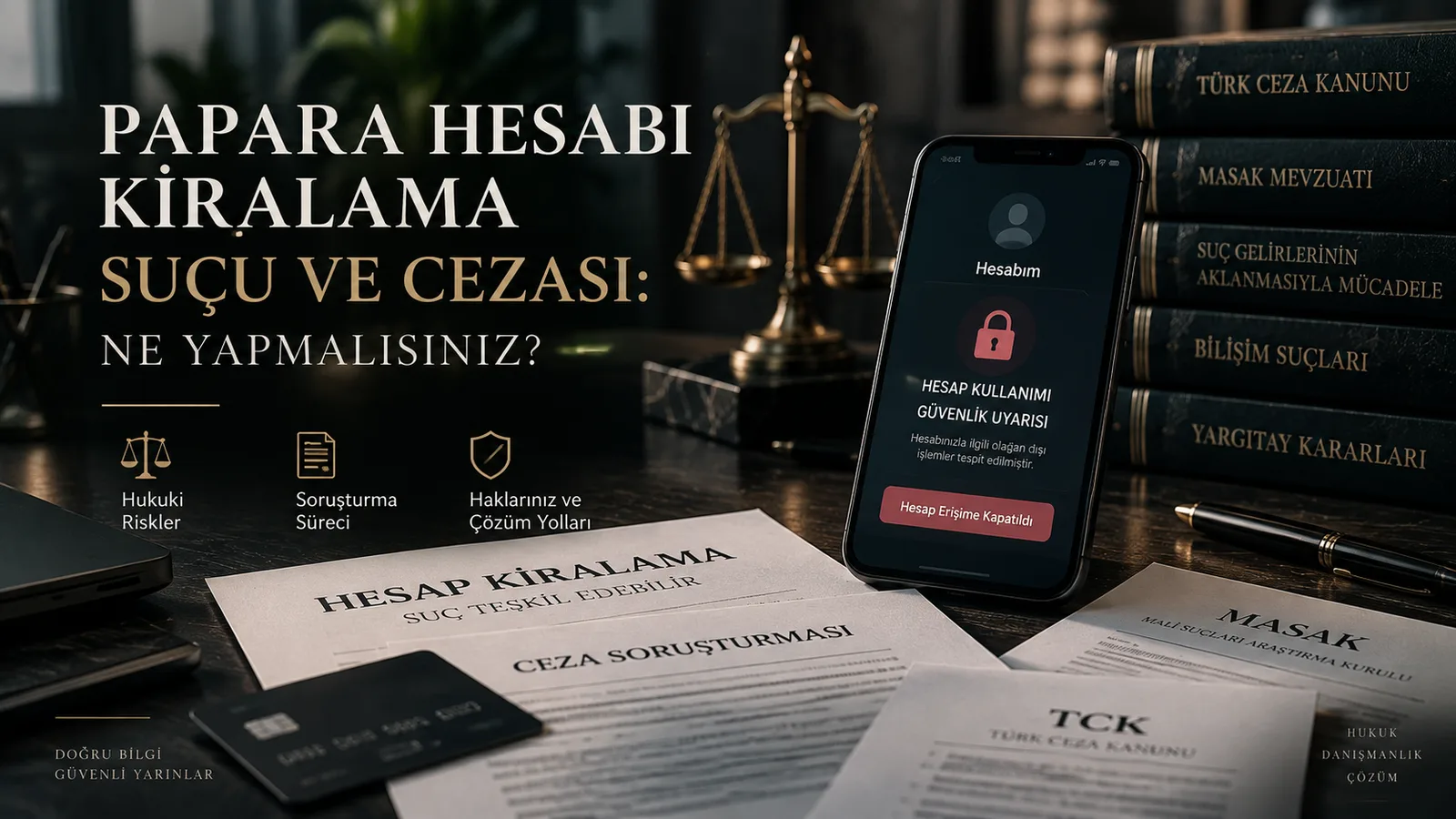 Papara hesabı kiralama suçu ve cezası hakkında hukuki uyarı