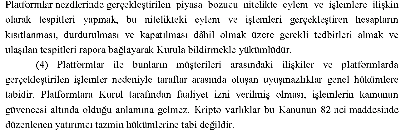 SPK 35/C madde 3 ve 4. fıkra: kripto platformunun hesabı kısıtlama, durdurma ve kapatma yetkisi; faaliyet izninin kamu güvencesi olmaması