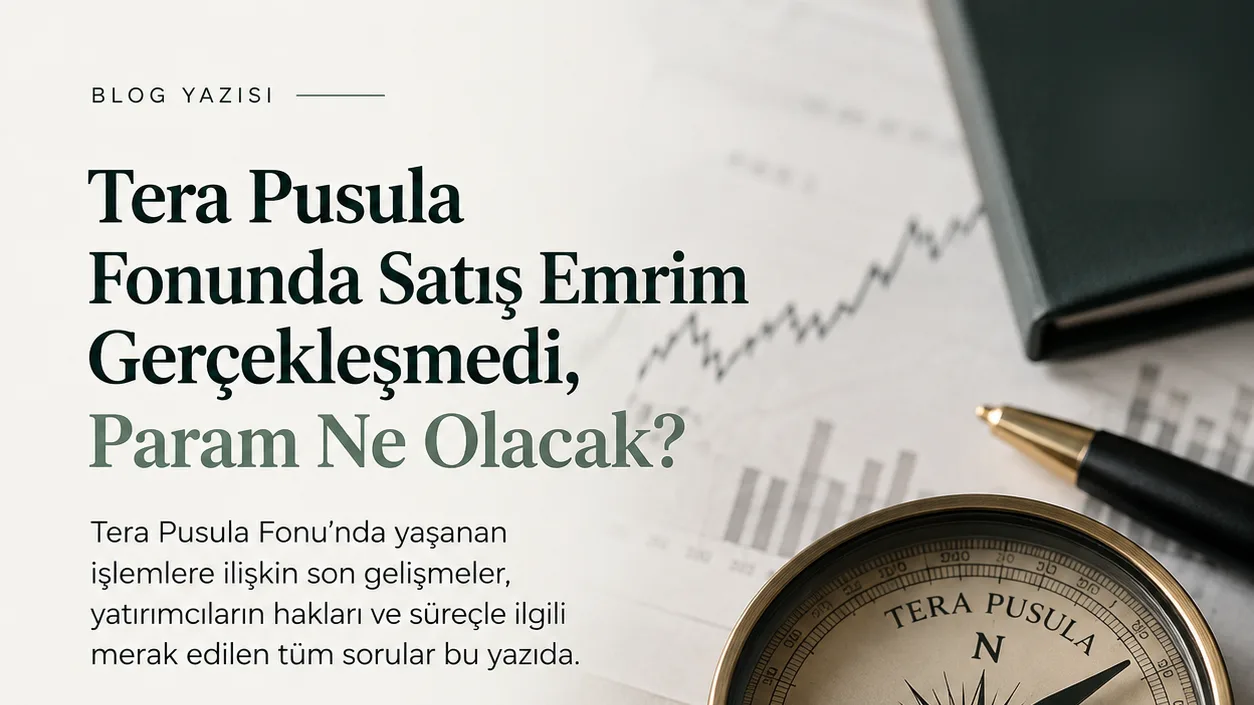 Tera Pusula fonunda satış emri gerçekleşmedi, param ne olacak
